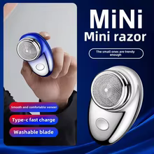 Mini Barbeador Portátil para Homens Thumbnail 4