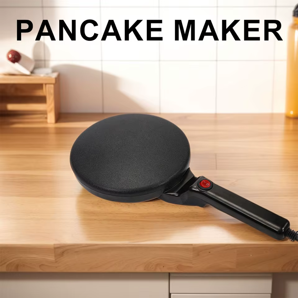 Máquina de Crepes Elétrica Portátil