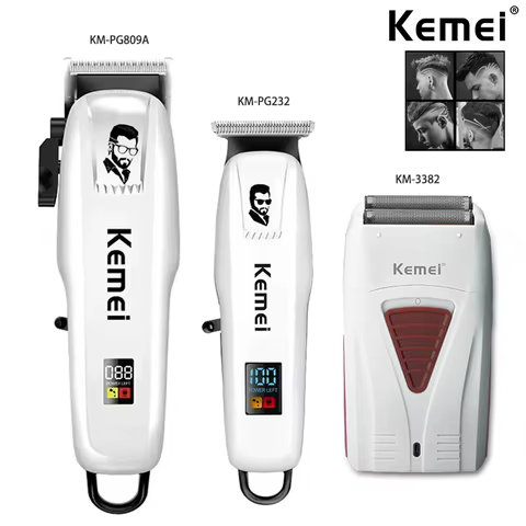 Aparador de Barba Kemei Profissional