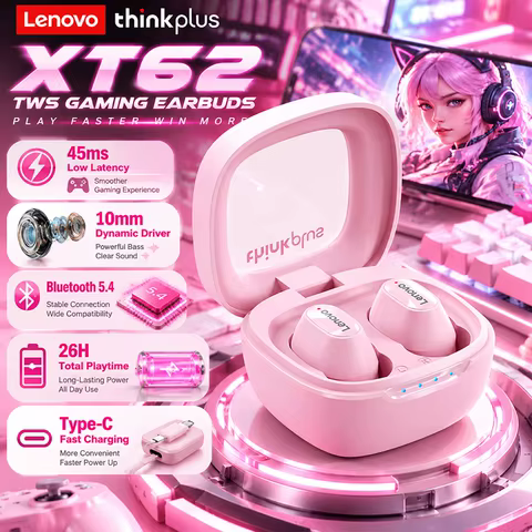 Lenovo XT62 Fones Bluetooth 5.4