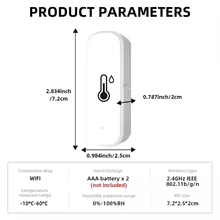 Sensor Tuya WiFi Temperatura e Umidade Thumbnail 6