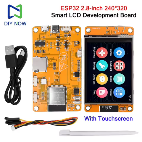 Esp32 módulo tft lcd de 2.8 polegadas com toque 240*320 tela inteligente wifi e placa de desenvolvimento bluetooth para arduino lvgl