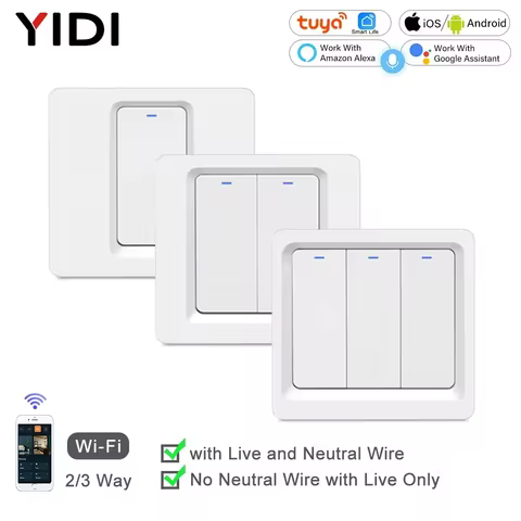 Interruptor Inteligente WiFi com Controle de Voz