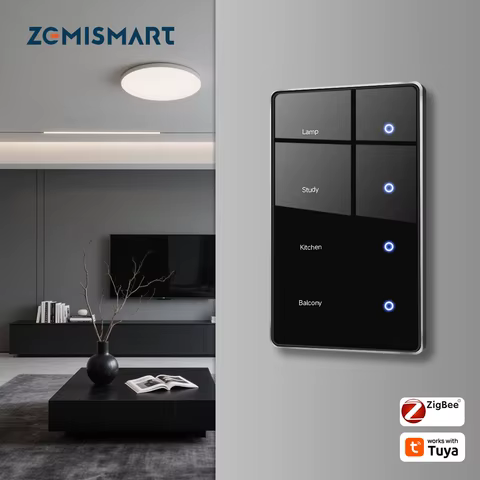 Interruptor Zigbee Inteligente com Tela