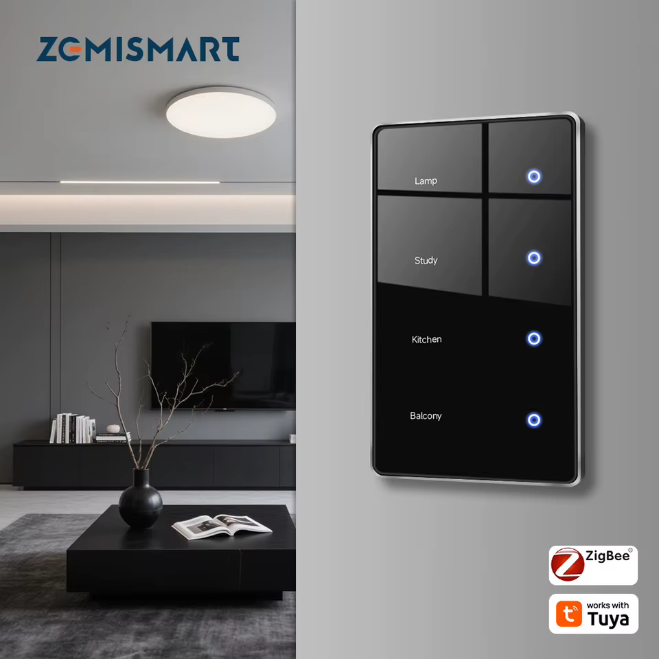 Interruptor Zigbee Inteligente com Tela