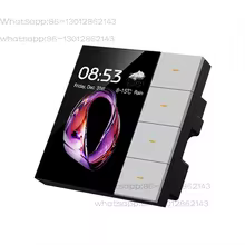 Painel Interruptor Tuya Zigbee 4 Gangues Thumbnail 2
