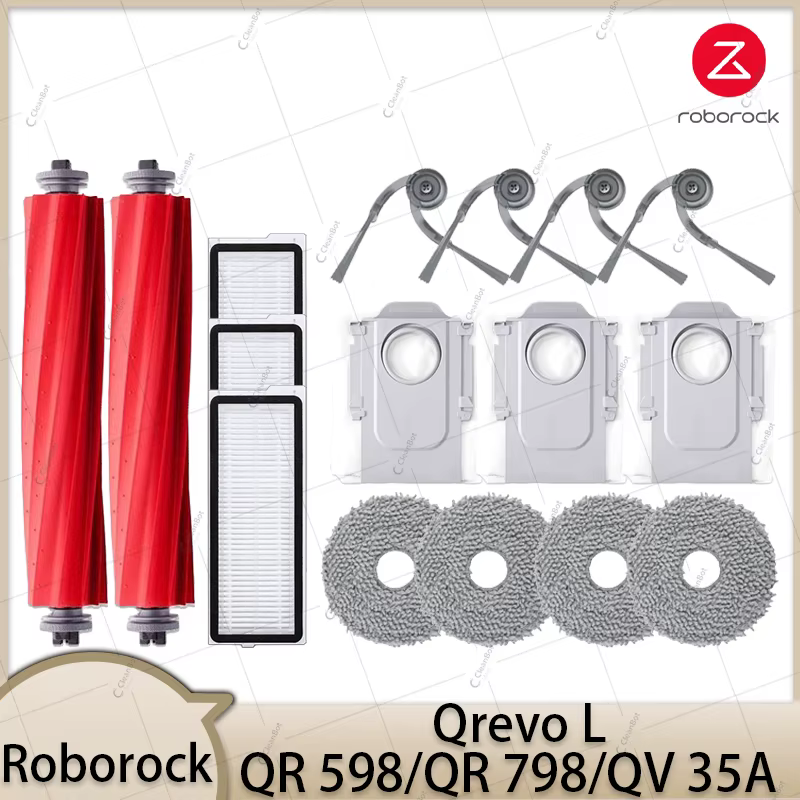 Kit Completo Acessórios Roborock Qrevo L