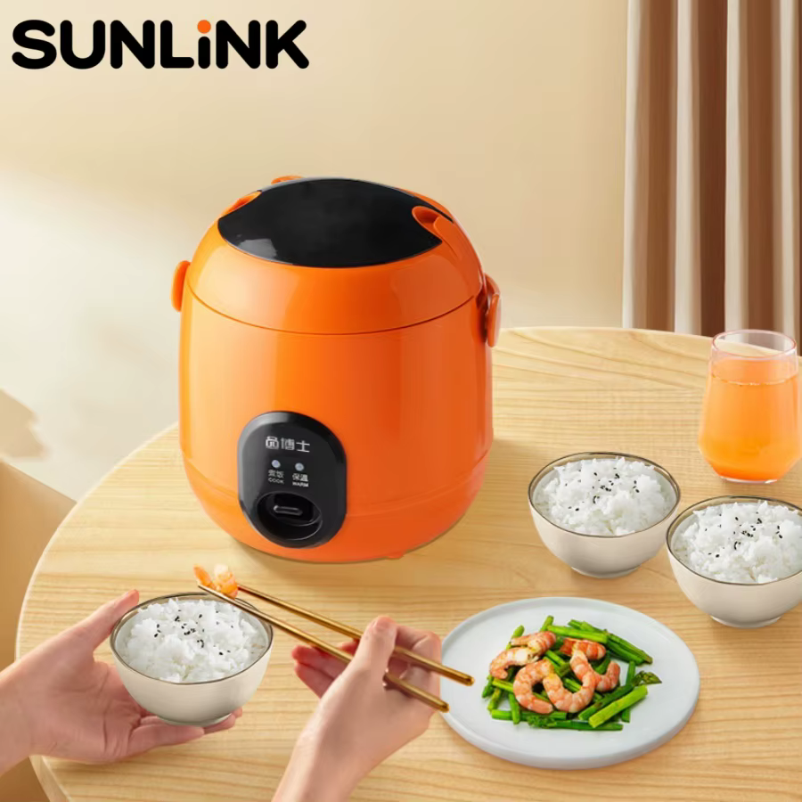 Mini Panela de Arroz Elétrica 1,2L