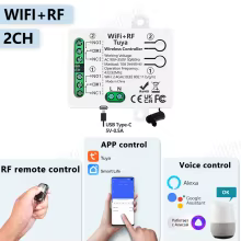 Interruptor Inteligente Tuya WiFi 2CH Thumbnail 2