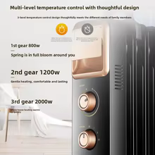 Aquecedor de Óleo Elétrico com Ventilador Thumbnail 3