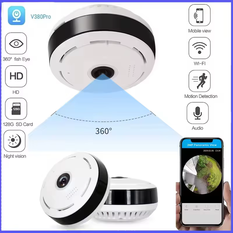 Câmera WiFi V380Pro 360º