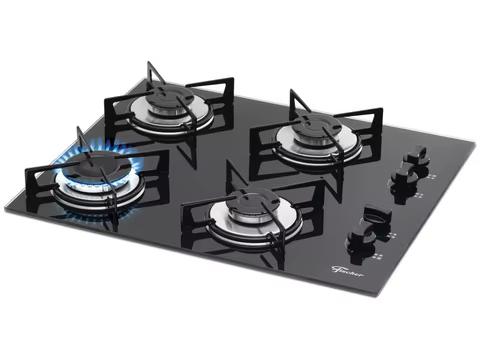 Cooktop Fischer 4 Bocas Preto