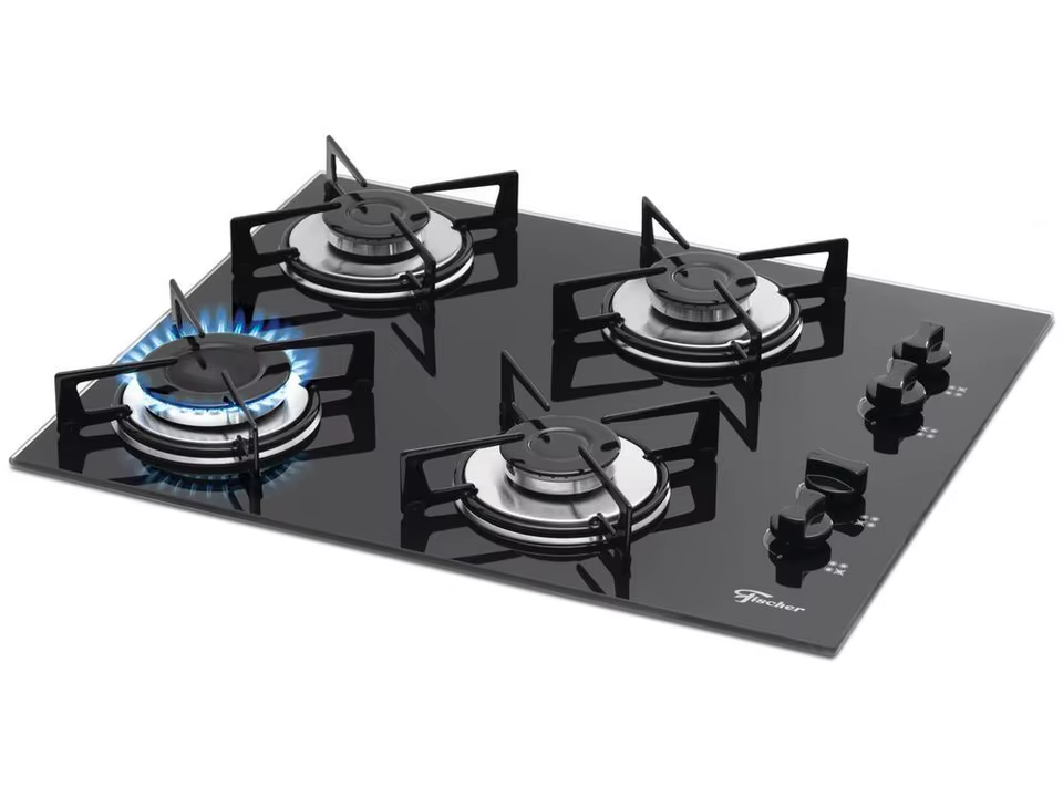 Cooktop Fischer 4 Bocas Preto