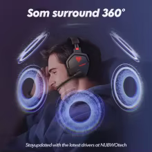 NUBWO G06 Headset Sem Fio Gaming Thumbnail 4