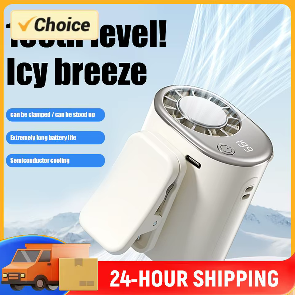 Ventilador USB Carro LED 360°