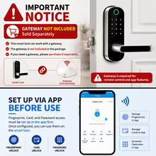 Smart Lock Fingerprint WiFi NFC Thumbnail 4