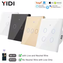 Interruptor Inteligente Wi-Fi 2 Vias RF433 Thumbnail 1