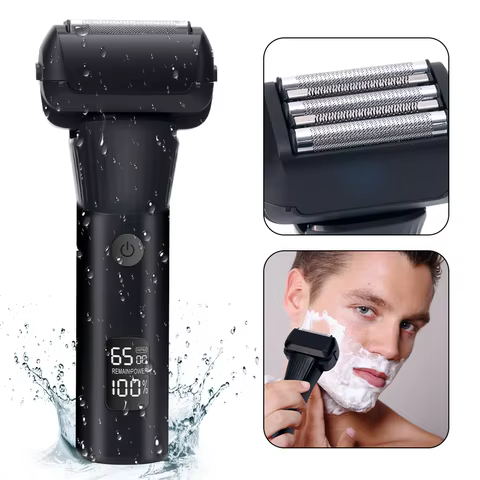 Barbeador Elétrico Masculino Recarregável