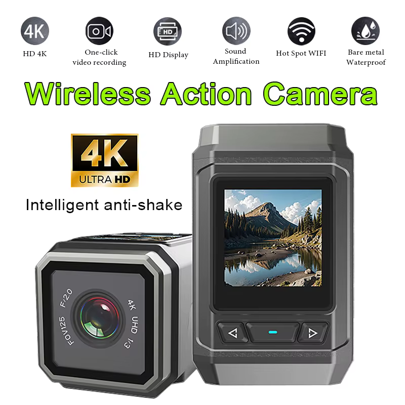 Câmera de Ação 4K Wi-Fi