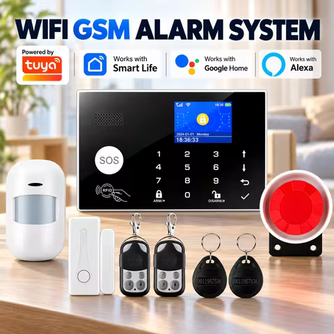 Alarme Inteligente WiFi GSM com Sensores