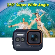 Câmera de Ação 4K Impermeável Thumbnail 5