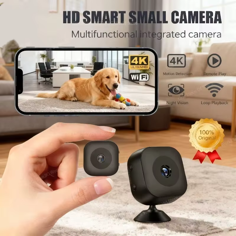 Câmera de Segurança 4K WiFi Sem Fio