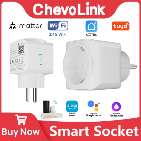 Tomada Inteligente Wi-Fi Matter 16A