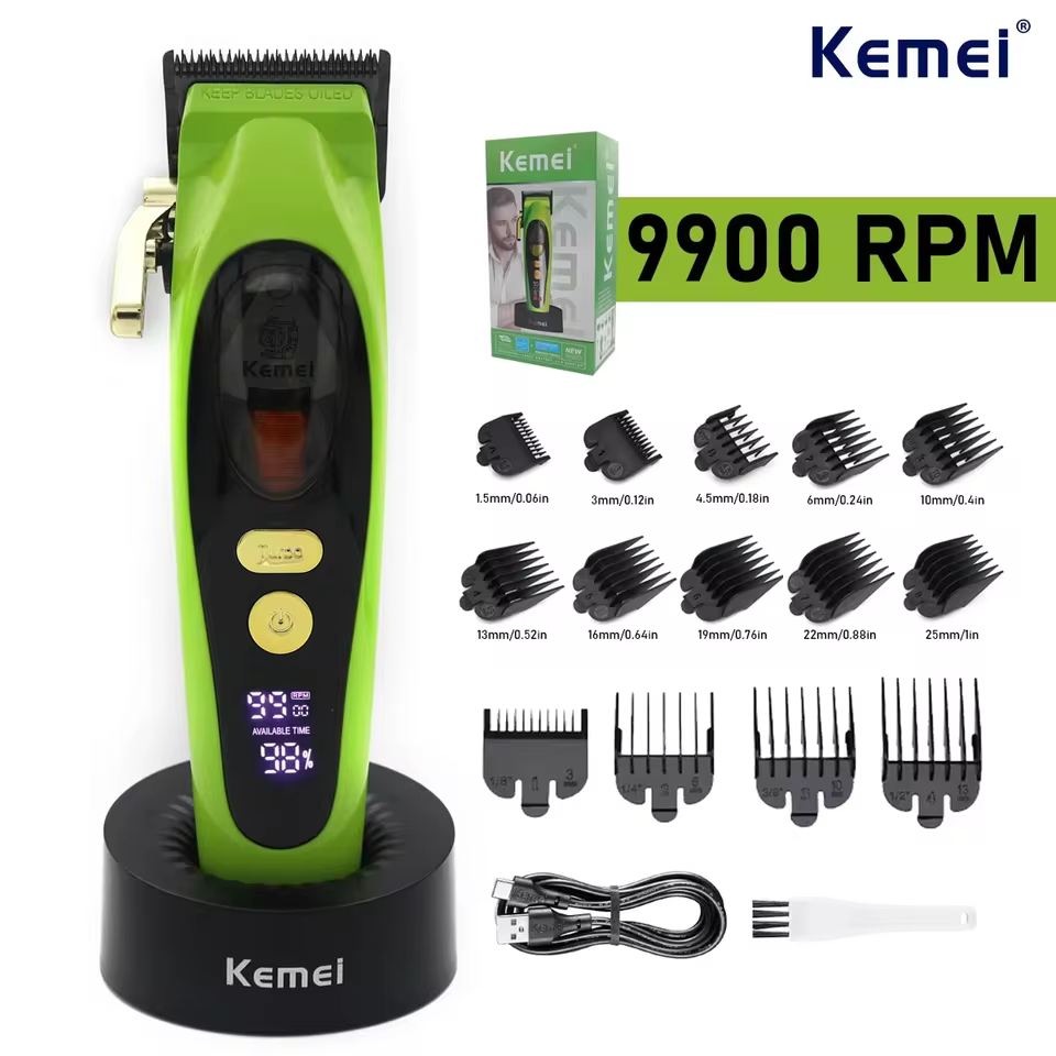 Aparador de Cabelo Kemei KM-2035 Profissional