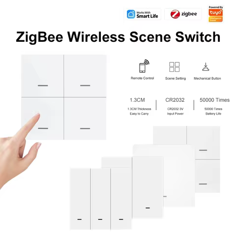Interruptor Zigbee Tuya Inteligente