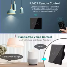 Interruptor Inteligente Wi-Fi 2 Vias RF433 Thumbnail 4