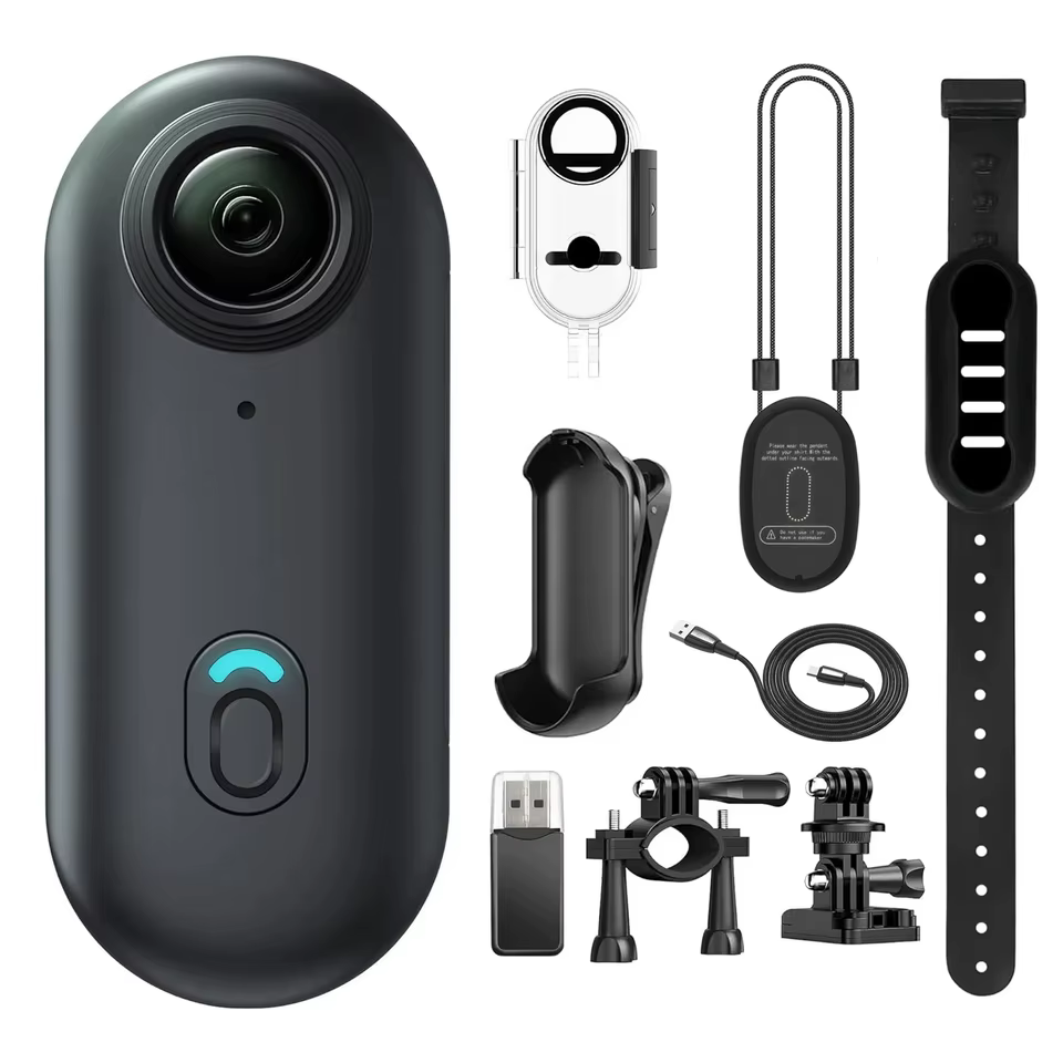 Mini Câmera de Ação 4K Impermeável