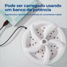 Mini Máquina de Lavar Ultrassônica Portátil Thumbnail 5