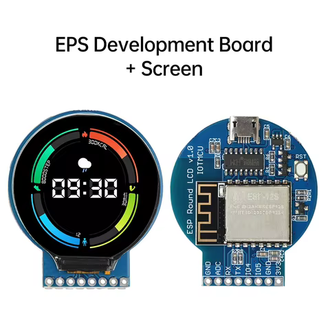 Tela LCD Redonda 1.28" RGB 240x240