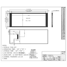 Módulo LCD TFT 6.86" HD IPS NV3052 Thumbnail 6