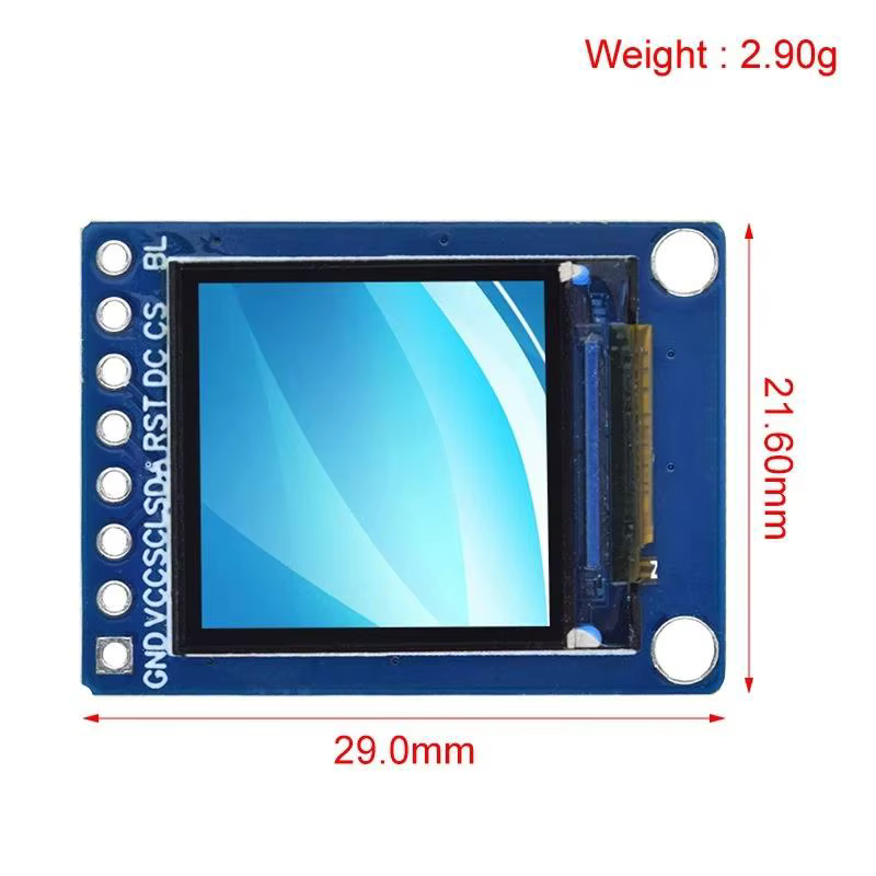 Tela LCD 0.85" IPS 128x128