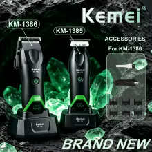 Máquina de Cortar Cabelo Kemei Profissional Thumbnail 6