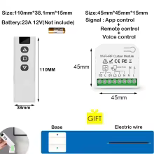 Módulo Cortina Inteligente Tuya Wi-Fi + RF Thumbnail 6