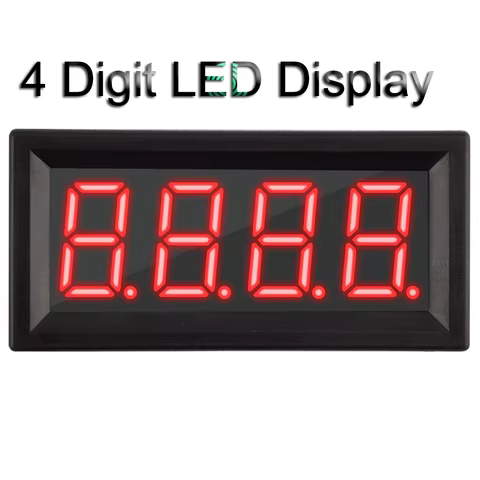 Display LED 4 Dígitos RS485 Modbus