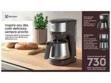 Cafeteira Electrolux Efficient ECM22 Inox Thumbnail 2