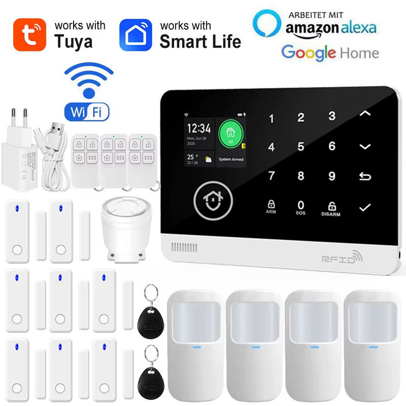 Alarme Inteligente Tuya WiFi GSM