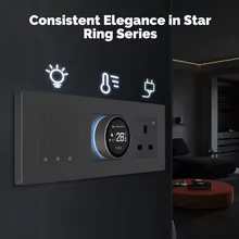 Termostato Inteligente ZigBee Star Ring Thumbnail 2
