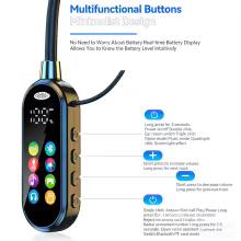 KEBIDUMEI Fones Bluetooth 5.4 Tela HD Thumbnail 2