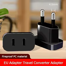 Adaptador Tomada 4.8mm EUA para Europa Thumbnail 2