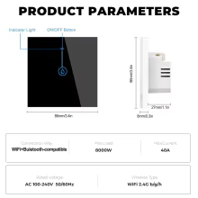 Interruptor Smart WiFi 40A para Aquecedor Thumbnail 6