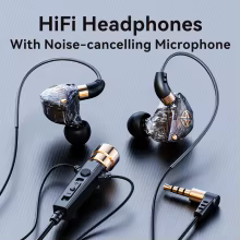 Fone de Ouvido Hi-Fi com Microfone Thumbnail 3