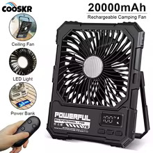Ventilador Camping Portátil 20000mAh Thumbnail 1