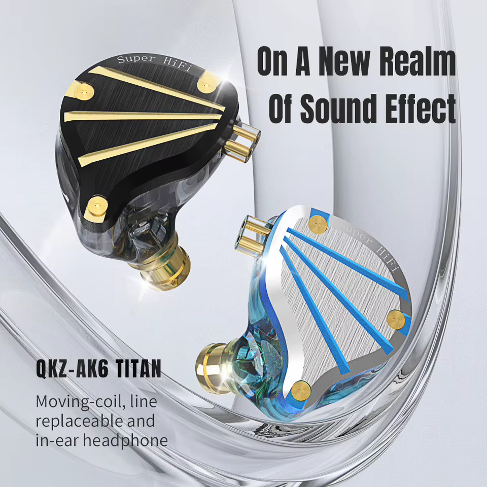 Fone QKZ AK6 TITAN HiFi Esportivo