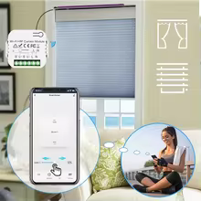 Módulo Cortina Inteligente Tuya Wi-Fi + RF Thumbnail 2