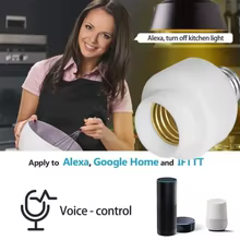 Base Lâmpada Inteligente Tuya WiFi E27 Thumbnail 5
