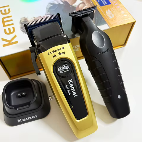 Kemei Kit Profissional de Máquinas de Cortar Cabelo 2299 90-4